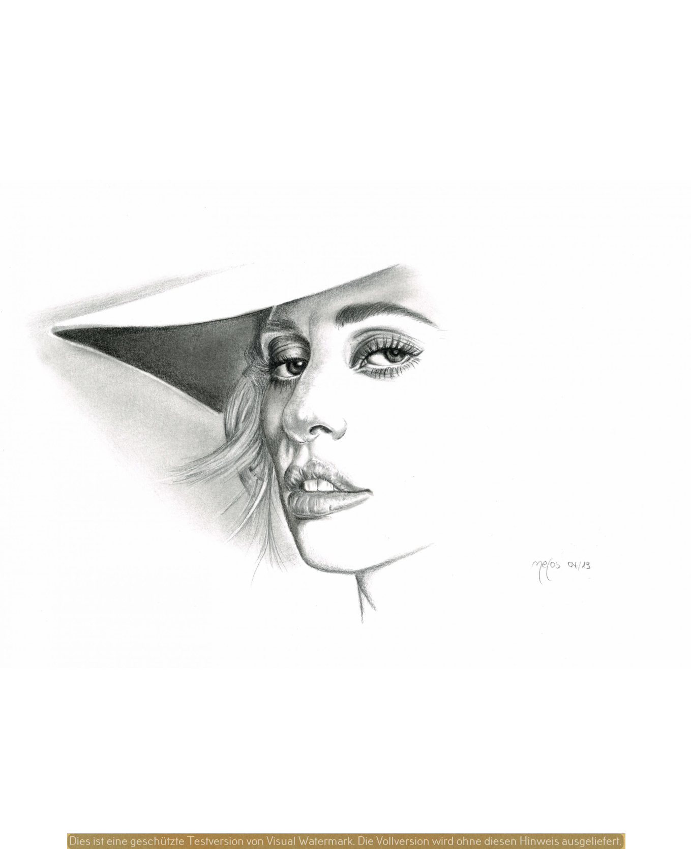 Portrait Druck Lady Gaga von Original ” MeCos Art “| No.157